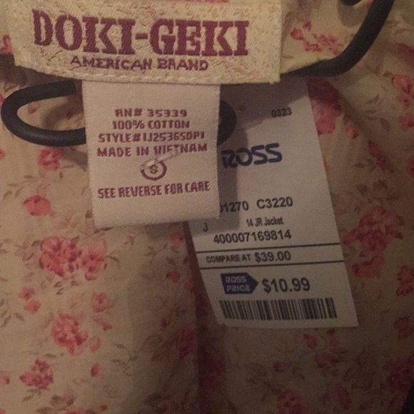 🐝 NWT brick red and cream blazer - Juniors - Picture 6 of 8